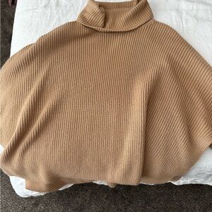 Vici oversized camel turtleneck